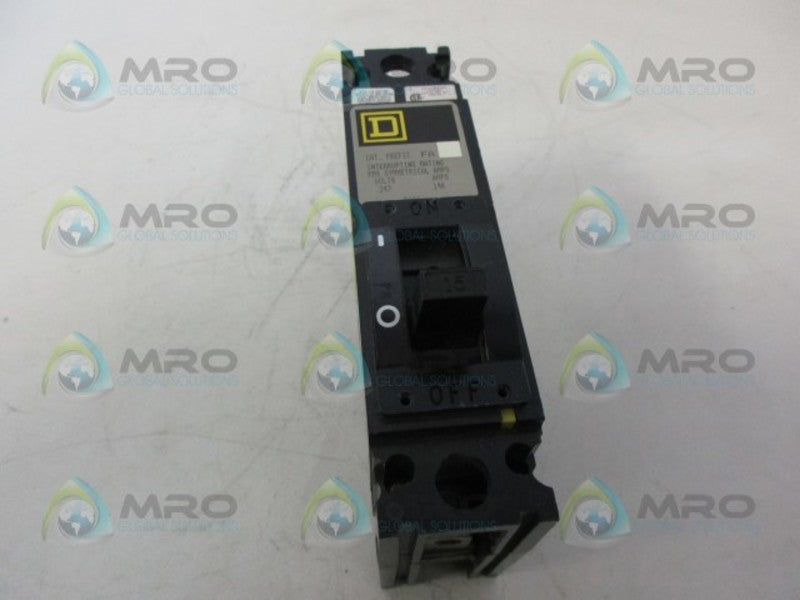 SQUARE D FAP17015 CIRCUIT BREAKER NSNP