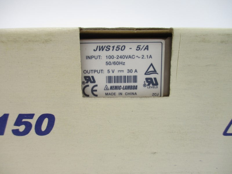 NEMIC LAMBDA JWS150-5/A 100-240VAC 2.1A NSMP