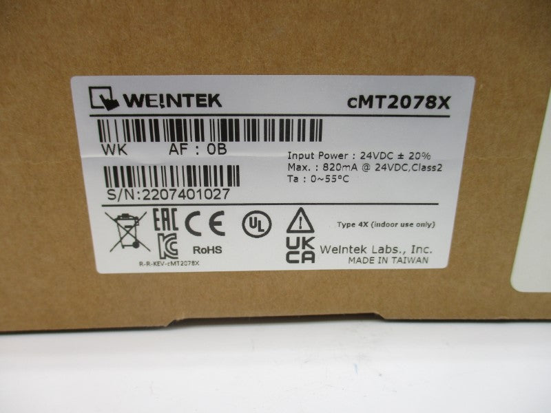 WEINTEK CMT2078X 24VDC NSMP