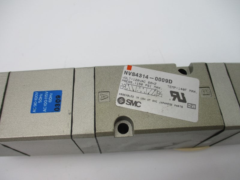 SMC NVS4314-0009D 120VAC 150PSI NSNP