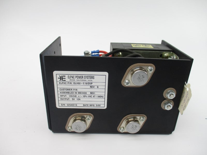 ELPAC POWER SYSTEMS OLV60-5N/OVP 120/240VAC 12A NSMP