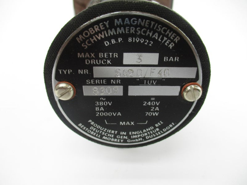 MOBREY MAGNETISCHER S62D/F40 380V 8A NSNP