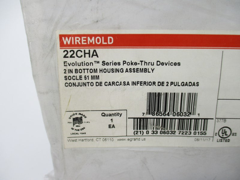 WIREMOLD 22CHA NSMP