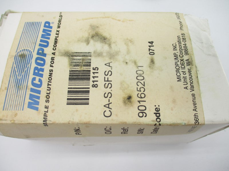 MICROPUMP 81115 CA-S.SFS.A NSMP