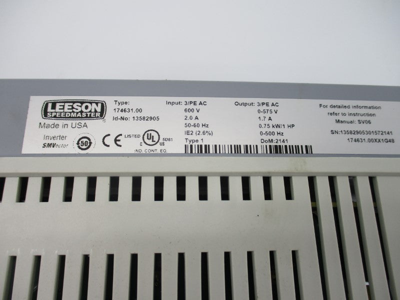 LEESON 174631.00 13582905 600V 2.0A NSNP
