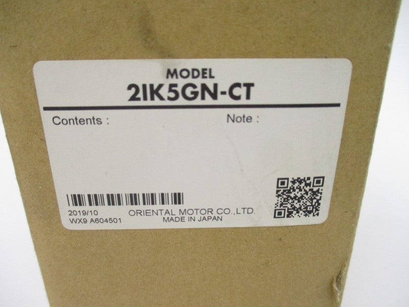 ORIENTAL MOTOR 2IK5GN-CT 200V 0.15A NSMP