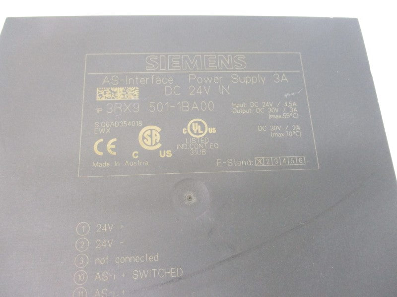 SIEMENS 3RX9501-1BA00 24VDC 4.5A UNMP