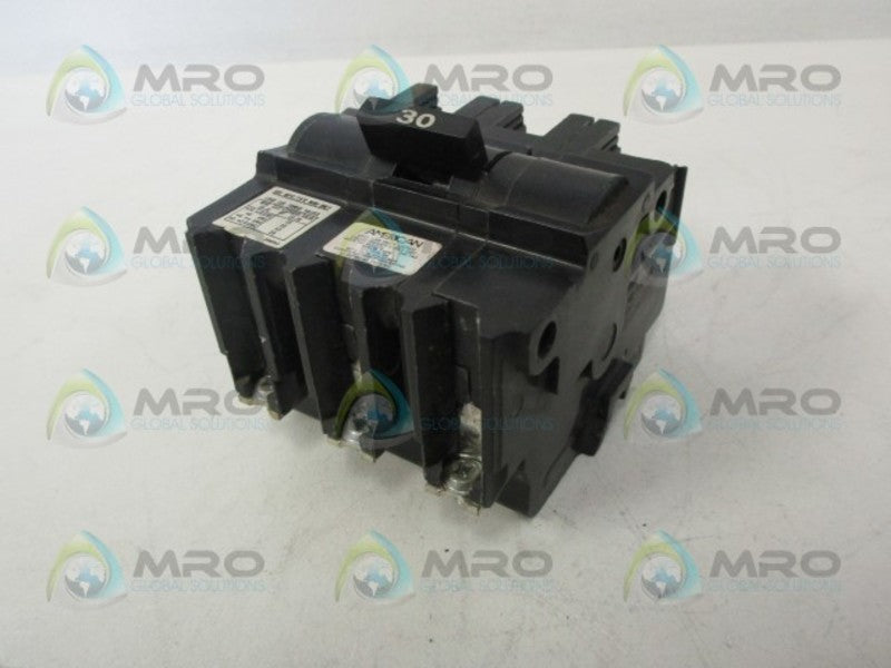 FPE NB3030 30AMP 3POLE CIRCUIT BREAKER UNMP