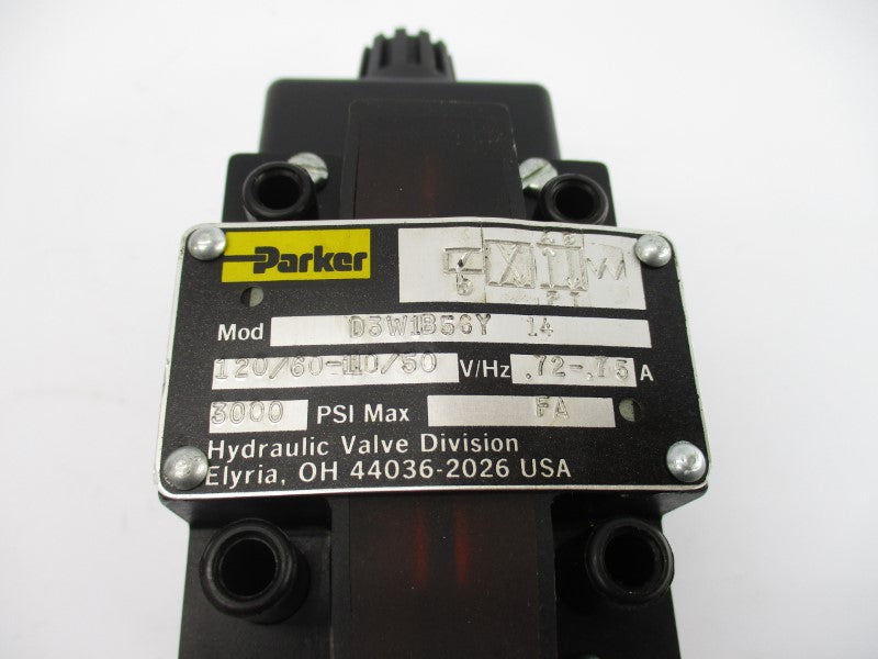 PARKER D3W1B56Y14 110/120V .72/.75A 3000PSI NSNP