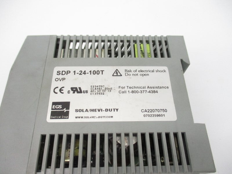 EGS SDP1-24-100T 115/230VAC 0.7/0.4A NSNP
