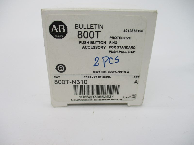 ALLEN BRADLEY 800T-N310 SER. A (PKG OF 2) NSMP