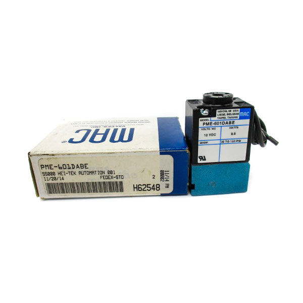 MAC PME-601DABE 12VDC 25-150PSI NSMP