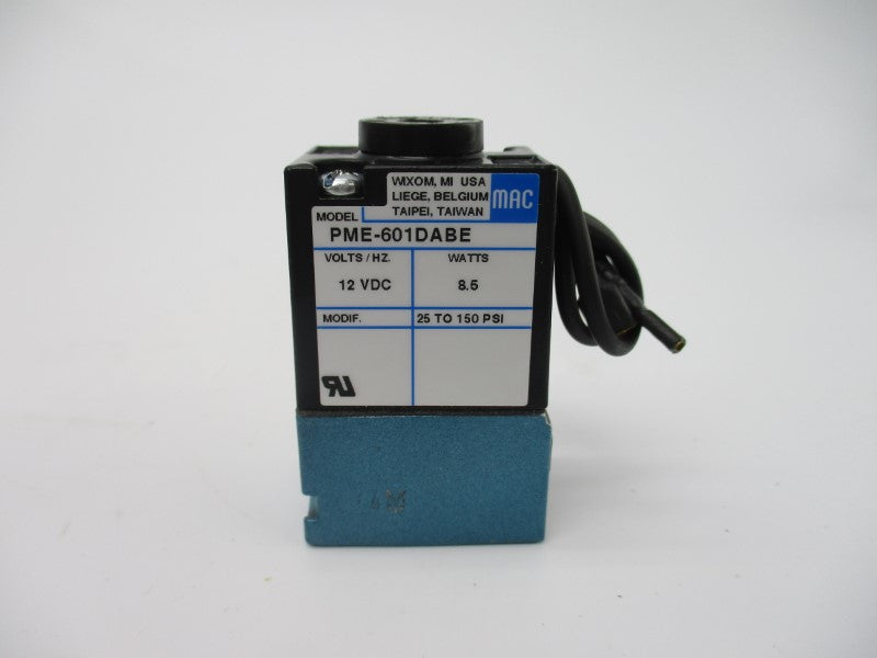 MAC PME-601DABE 12VDC 25-150PSI NSMP