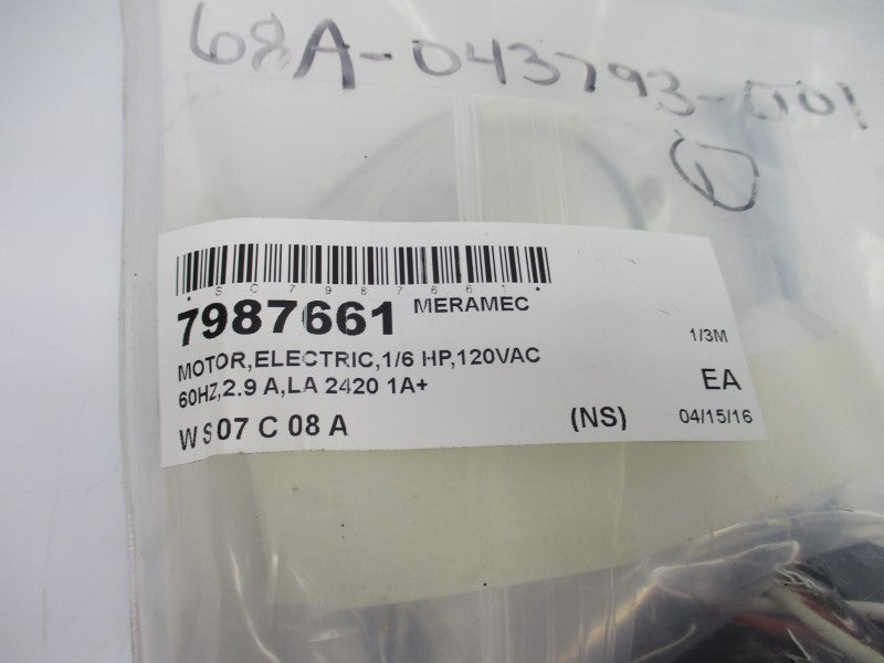 LEESON M1120164.00 UM31P17NM6B 120V 2.9A NSMP