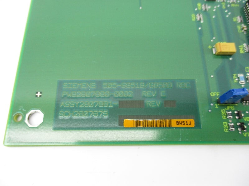 SIEMENS 505-6851B REV. C NSNP