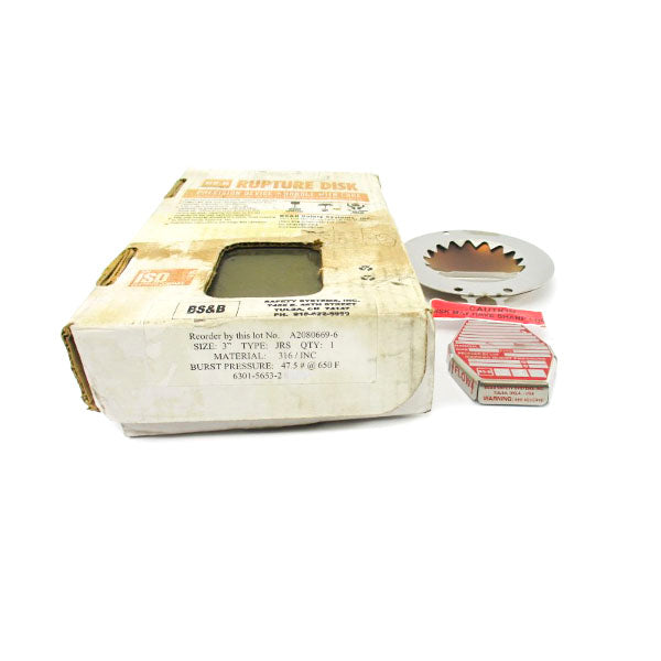 BS&B A2080669-6 JRS 47.5PSI 3" NSMP