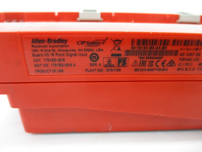 ALLEN BRADLEY 1791ES-IB16 SER. A 11-30VDC 8A UNMP