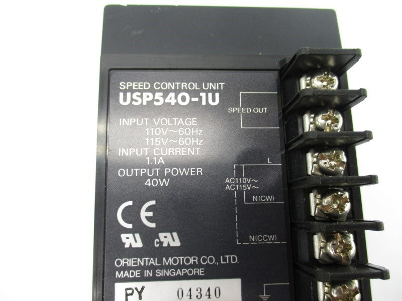 ORIENTAL MOTOR USP540-1U 110/115V 1.1A UNMP