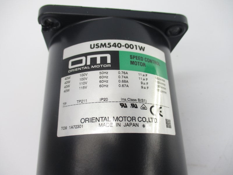 ORIENTAL MOTOR USM540-001W 115V 0.67A NSNP