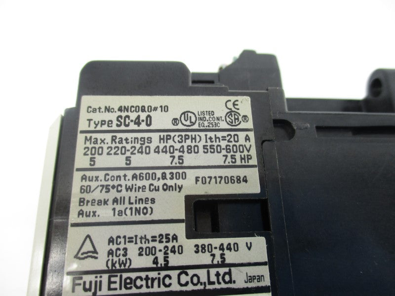 FUJI ELECTRIC 4NC0Q0110 100-110/110-120V 20A NSNP