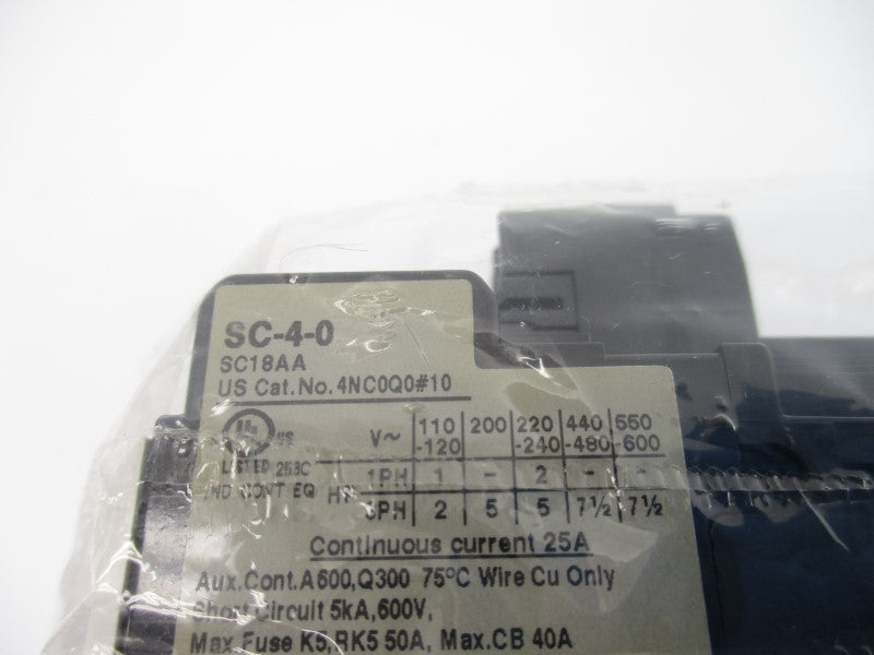 FUJI ELECTRIC 4NC0Q0A10 100/110-120V 25A NSNP