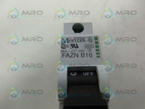 KLOCKNER MOELLER FAZN-B16 CIRCUIT BREAKER 16A NSNP