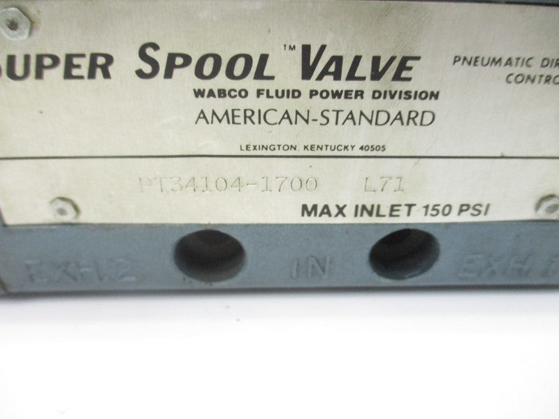 WABCO PT34104-1700 150PSI UNMP