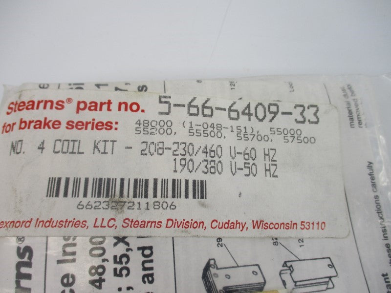 STEARNS 5-66-6409-33 460V NSMP