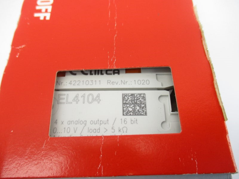 BECKHOFF EL4104 10V REV. 1020 NSMP