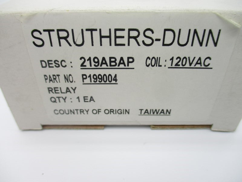STUTHERS DUNN 219ABAP 120VAC 10A NSMP