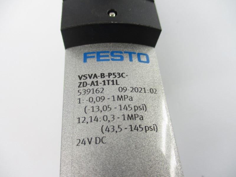 FESTO VSVA-B-P53C-ZD-A1-1T1L 539162 24VDC -13.05-145PSI NSMP