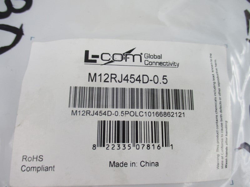 L COM M12RJ454D-0.5 NSMP