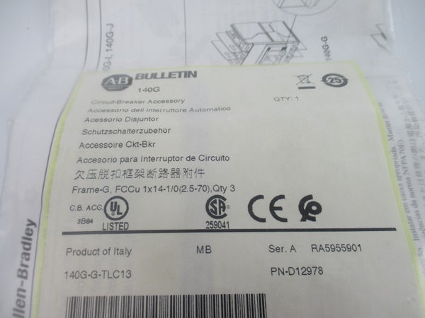 ALLEN BRADLEY 140G-G-TLC13 SER. A NSMP