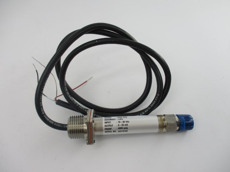 ASHCROFT K1-7-M02-42-C1 10-36VDC 2000PSI 1/4" NSMP