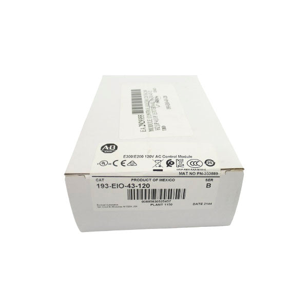 ALLEN BRADLEY 193-EIO-43-120 SER. B 120VAC NSFS