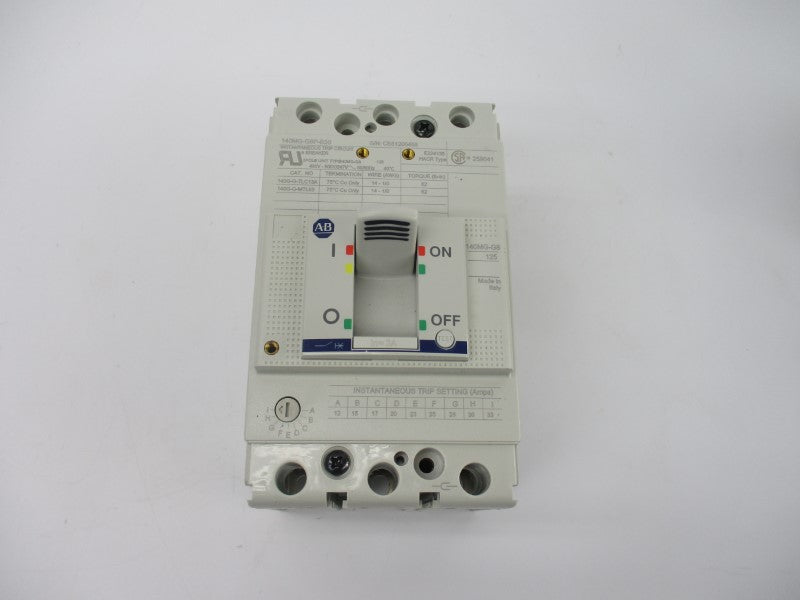 ALLEN BRADLEY 140MG-G8P-B30 SER. A 480V 3A NSMP