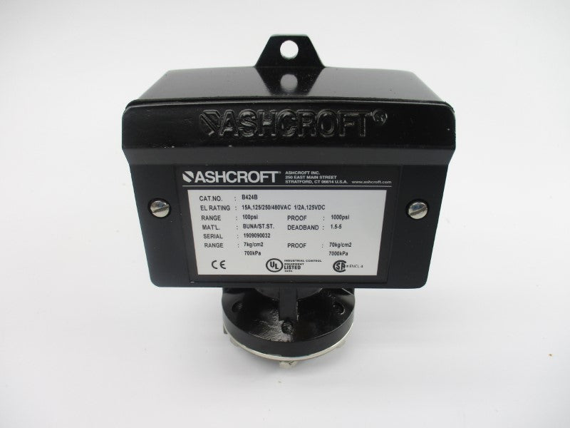 ASHCROFT B424B 480VAC 15A 100PSI NSMP