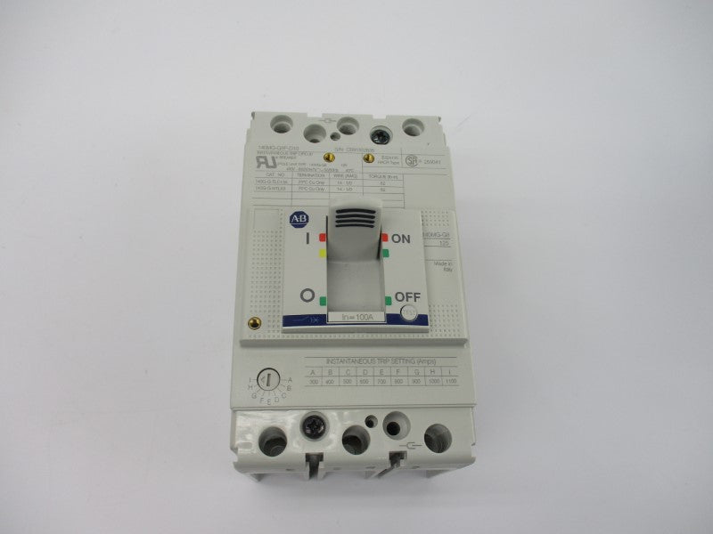 ALLEN BRADLEY 140MG-G8P-D10 SER. A 480V 100A NSMP