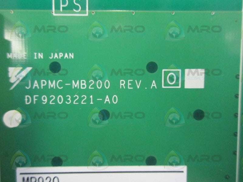 YASKAWA JAPMC-MB200 9 SLOT MOUNT BASE UNMP