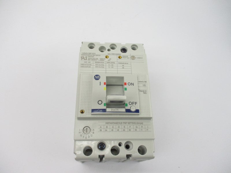 ALLEN BRADLEY 140MG-G8P-B70 SER. A 480VAC 7A NSMP