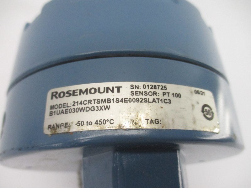 ROSEMOUNT 214CRTSMB1S4E0092SLAT1C3B1UAE030WDG3XW NSNP