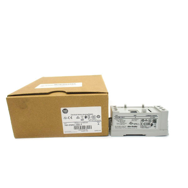 ALLEN BRADLEY 193-ESM-I-30A-T SER. A F/W 2.003 600VAC 0.5-30A (BR/WH) NSMP