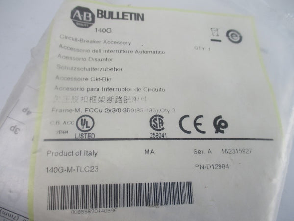 ALLEN BRADLEY 140G-M-TLC23 SER. A (PKG OF 3) NSMP