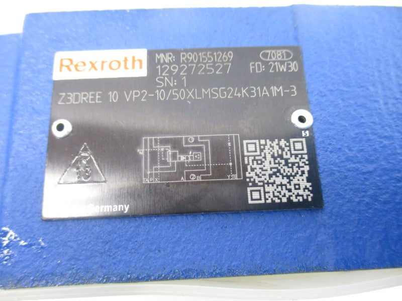 REXROTH R901551269 Z3DREE10VP2-10/50XLMSG24K31A1M-3 NSNP