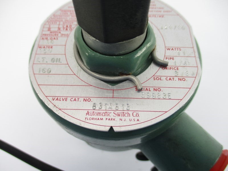 ASCO 8314B13 120V 130-160PSI 1/4" NSNP