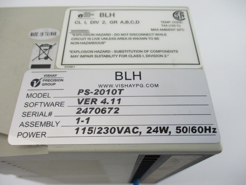 VISHAY PS-2010T VER. 4.11 115/230VAC NSNP