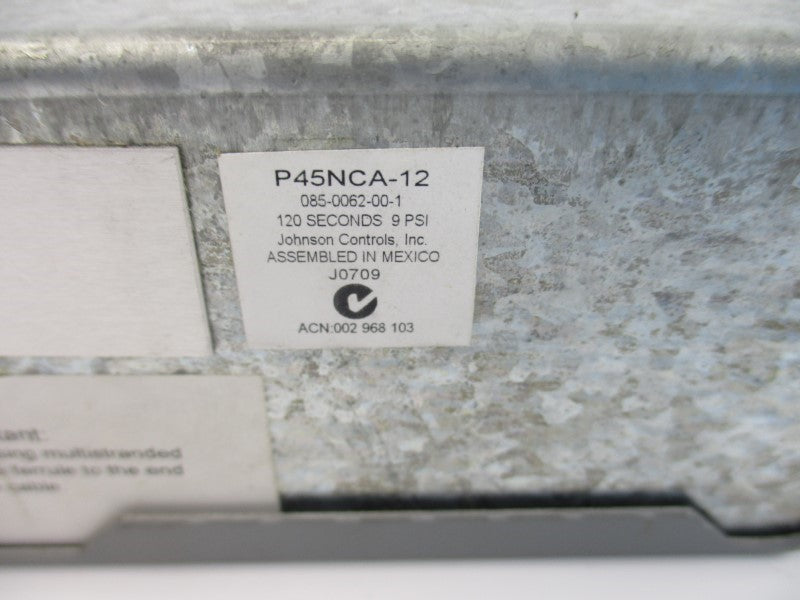 JOHNSON CONTROLS P45NCA-12 9PSI NSNP