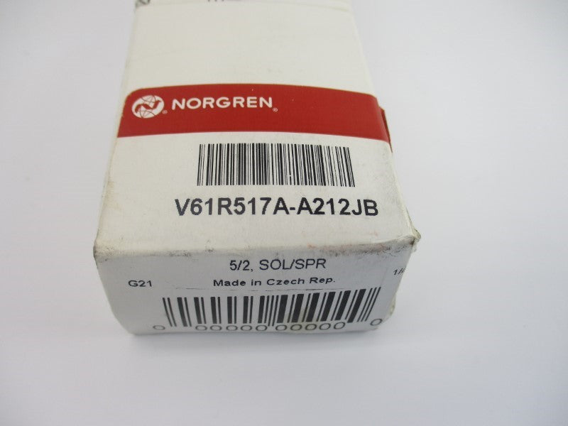 NORGREN V61R517A-A212JB 12VDC 0.17A 145PSI NSMP