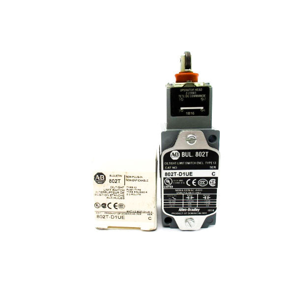 ALLEN BRADLEY 802T-D1UE SER. C 120-600VAC 60A (WH) NSMP