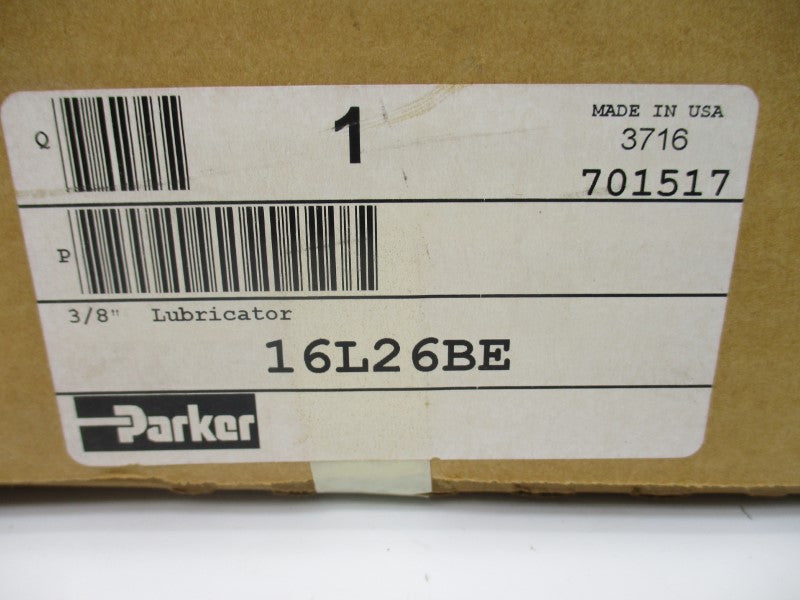 PARKER 16L26BE 150PSI 3/8" NSMP